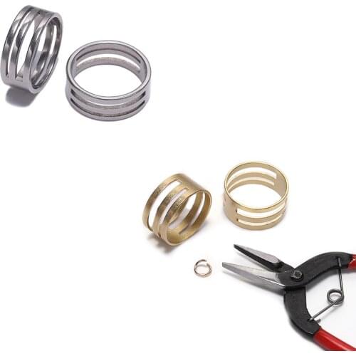 2pcs/lot Finger Ring Opening Helper Brass Jump Ring Open Close Tools For Jewelry Making Findings DIY Tool Accessories