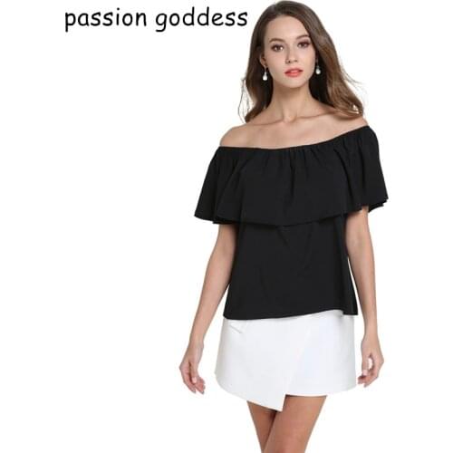 Passion Goddess Off Shoulder Blouses