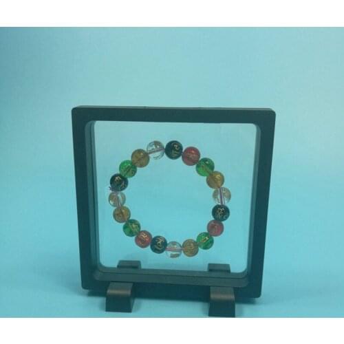 PET Membrane Jewelry Display Suspended Stand Holder For Ring Earring Storage & Carrying Pearl Bead Showcase Box F20173250