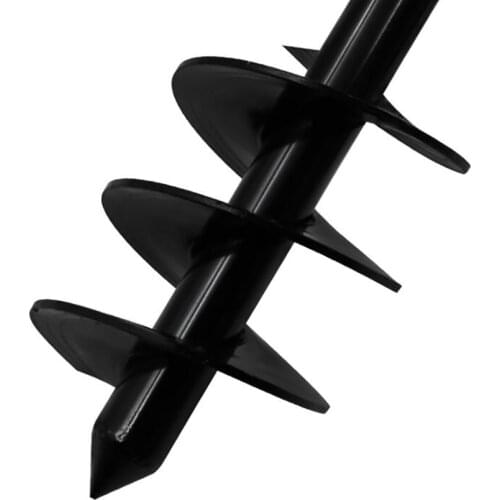 Steel Gardening Auger Bit 47x220mm, 53x220mm, 80x300mm for Planting – Post or Umbrella Hole Drill Bit for Hex Drive Drill