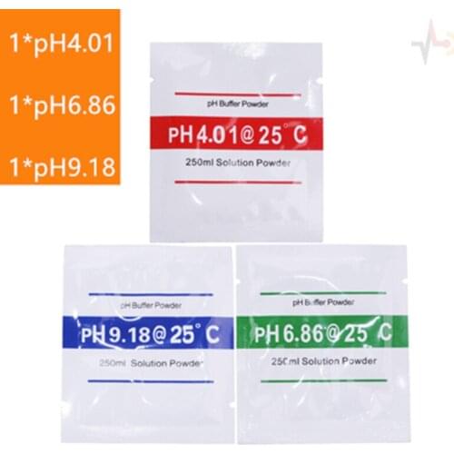 PH Test Meter Measure Calibration Solution Buffer Powder 4.01/6.86/7.0/9.18/10.01 ORP Auto Calibration Point Water Standard