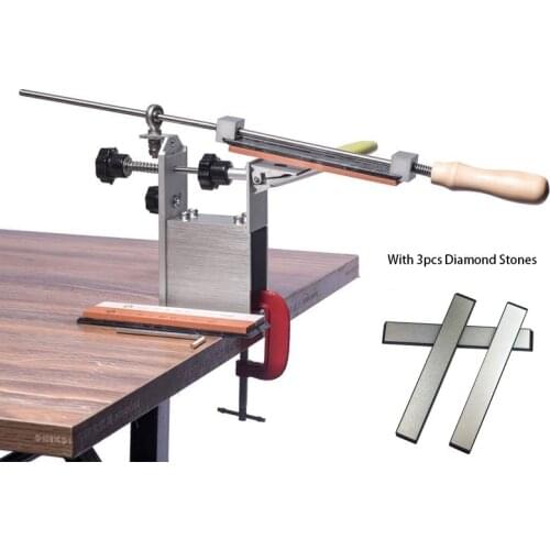 Knife Sharpener Professional Kitchen Sharpening Stone Grinder knives Whetstone Tungsten Diamond Ceramic Sharpener Tool