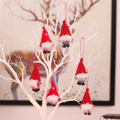1 Set Christmas Decorations Doll Shopping Mall Window Decoration Gift Box Decor