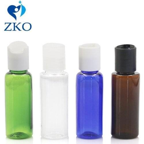 10pcs 20ml Disc Cap Free Shipping Empty Refillable Portable Emulsion Essential Oil Liquid Cream Container Travel Squeeze Bottle