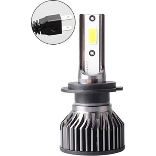 2pcs LED Car Headlight DOB LED IP68 H7 H11 H4 Waterproof 38W 6000LM White Headlamp For 12-24 Vehicles