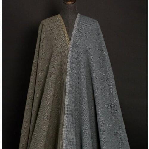 3Colors Available 150CM Wide 340G/M Weight Silk Wool Thin Fabric for Autumn Spring Coat Suit Dress Jacket E830