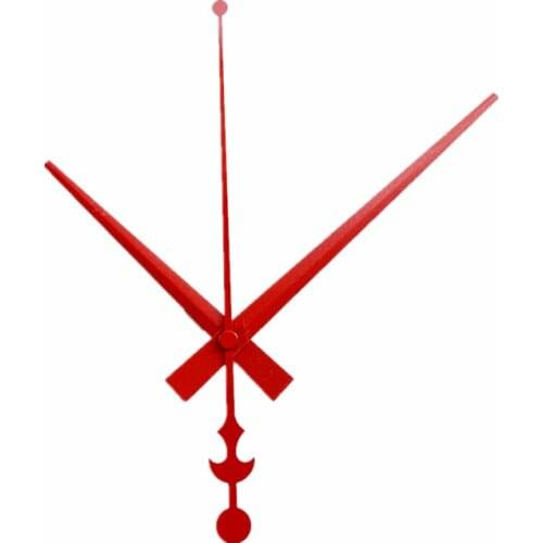 100Sets Long Size Metal Black Clock Pointer DIY Quartz Clock Movement Hands Repair Kits Wall Clock Repair