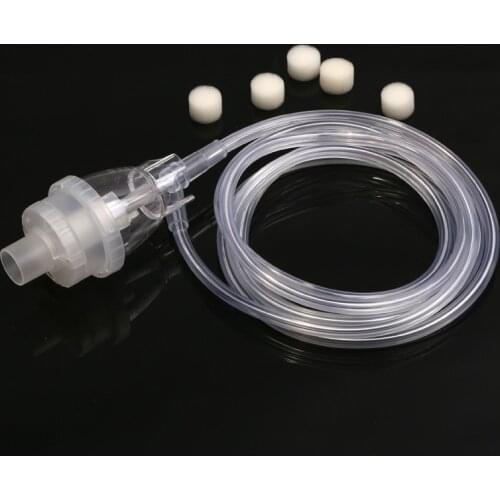 6mlAtomized Cup & Soft AtomizerTube Filter Sponge Nebulizer Accessorie Inhaler Catheter Adult Children Atomizer Accessorie