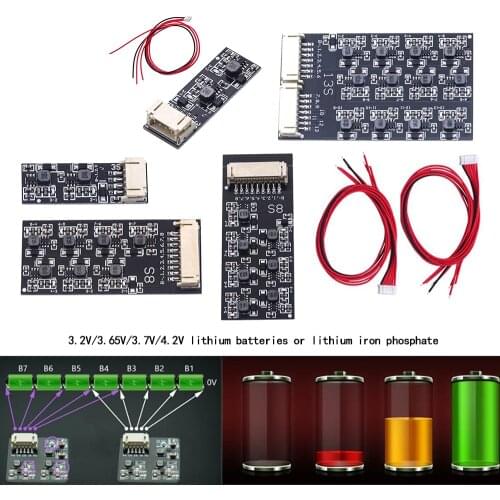 3S/4S/8S/13S/17S/20S/24S Active Equalizer 0.8A Balance Current Energy Transfer Board For 3.2V 3.7V Lithium LiFepo4 Battery