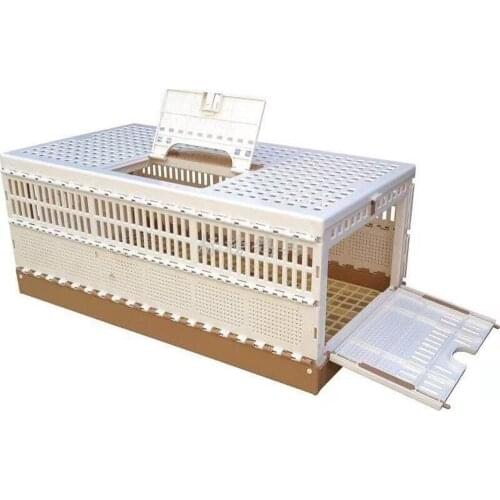 Boutique Size 32cm x 20cm x 22cm yellow and white plastic folding pigeon cage pigeon training box