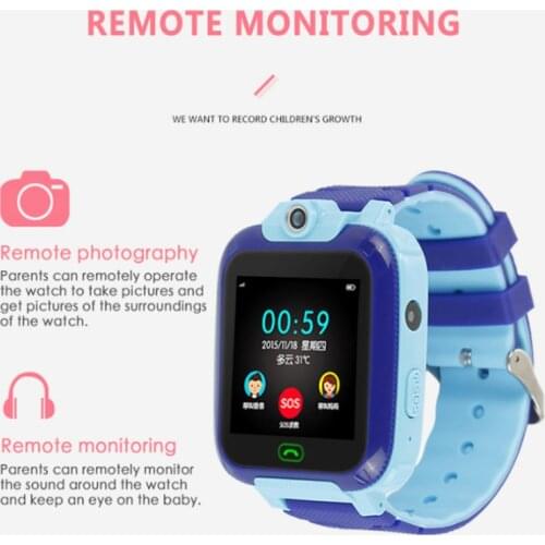 2021 Children LBS GPS Tracker Smart Baby Watch Kids Smartwatch for Children with SIM