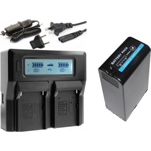 BP-U90 BP U90 BP-U30 BP-U60 U60 BP-U65 U65 7800mAh Battery+Charger for Sony PMW-150 PMW-300 PMW-EX1 EX3 EX280 EX260 EX160