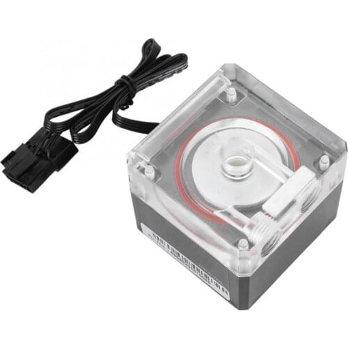 Computer Water Cooling Mute Pump 800L/H Flow 4 meters Lift Support PWM Intelligent Control Speed for PC Water Cooling System