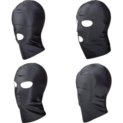 Bdsm Bondage Mask Hood Sm Toys Erotic Fetish Head Restraints Harness Mask Guy Sex Toys For Couples