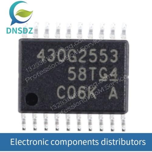 MSP430G2553IPW20 MSP430G2553 16 bit microcontroller TSSOP-20 100%New 10Pcs