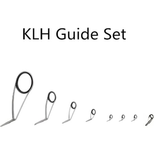 KLH Series Guide Set Saltwater Spinning Guides one set (8pcs)