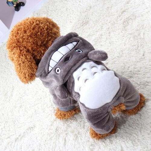 Pet clothes Pet Dog Cat Clothes Cartoon Puppy Dog Costumes Autumn Winter Clothing For Small Dogs Chihuahua Yorkie Outfits
