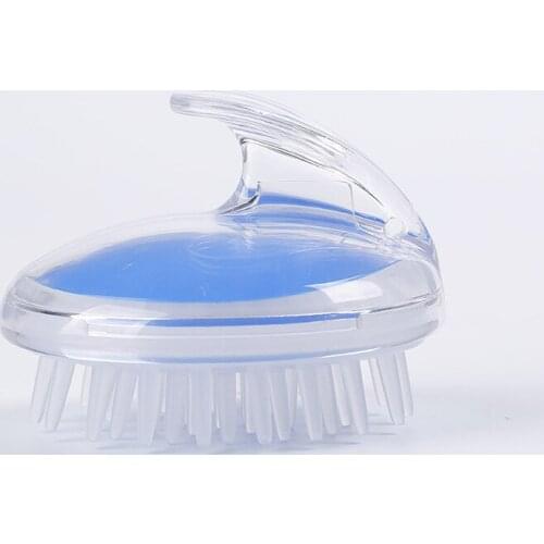 Factory Direct Sales Transparent Massage Wash Hair Brush Massage Comb Creative Massage Brush Hair Wash