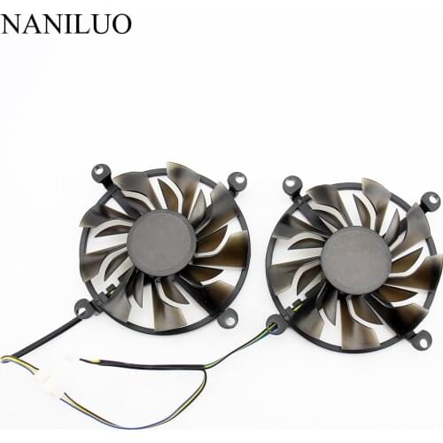 2PCS/lot 4Pin Cooler Fan Replace For ZOTAC GTX1060 GTX960 GTX950 Graphics Card Cooling Fan GTX 1060 960 950 HA