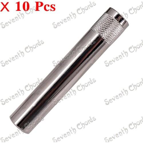10 Pcs Threaded Cylinder Style Jack Threaded bushing Sleeve for Guitar Bass / Internal Thread:12mm