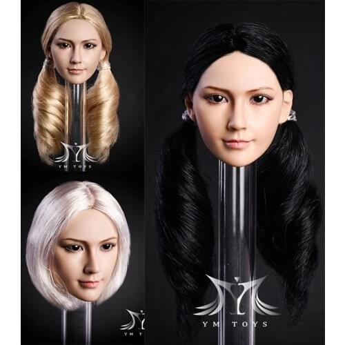 YMTOYS YMT10 1/6 Scale Asian beauty Gilr Head Sculpt Model For 12" women Action Figure Body In Stock