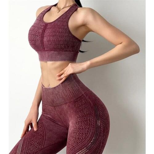 Yushuhua 2021 New Yoga Bra Top Fitness Womens Sports Bra Hollow out Gathering Exercise Fitness Bra Tops Sports Underwear