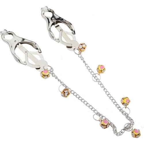 Nipple Clamps Sex Toys Sexy Breast Clip Butterfly Flower Bell