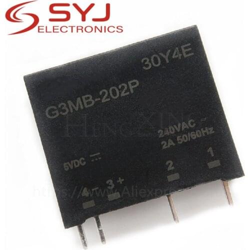 1pcs/lot G3MB-202P G3MB-202PL DC-AC PCB SSR In 5VDC,Out 240V AC 2A In Stock