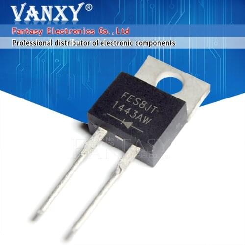 10pcs FES8JT TO220-2 FES8J TO-220 800V 6A TO-220-2 new original