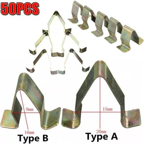 Car Auto Metal Trim Interior Panel Lining Clip Interior Upholstery Retainer Rivet Fastener Clip For VW For Audi Seat For Skod