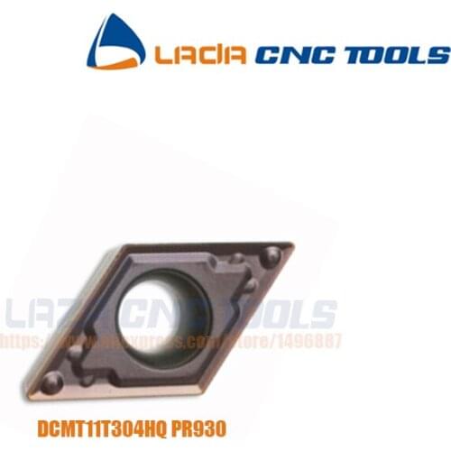 DCMT070204HQ PR930 DCMT11T304HQ DCMT11T308HQ PR930*10pcs Turning Tips Tungsten Carbide Inserts,for Stainless Steel