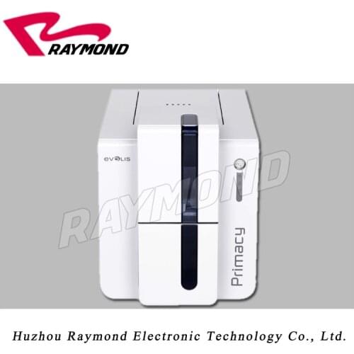 Evolis primacy id/pvc card printer dual-sided id card printer with one R5F008S140 YMCKO ribbon