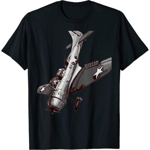 WW2 American Dive Bomber Plane Aircraft Men T-Shirt Short Casual 100% COTTON O-Neck shirts