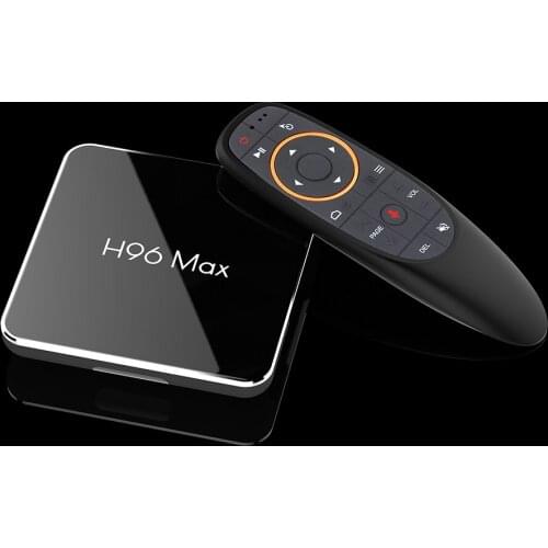 H96 MAX-X2 Android 8.1 4K TV Box 4G+64G Quad Core Voice Control WiFi 3D US