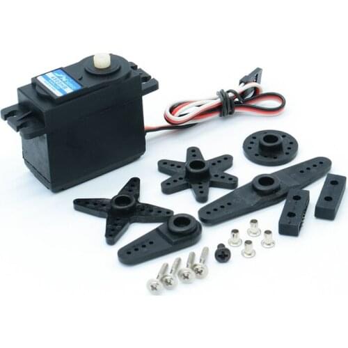 JX PS-4503HB Plastic Gear 45g/3kg 120°50Hz standard Servo for DIY RC Airplane Robot Tank Car Helicopters Models