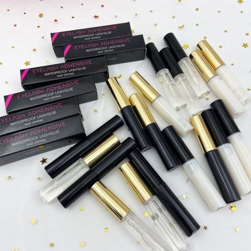 Wholesale 20/40/60/80/100PC Eyelashes Glue for Eyelash Makeup Professional False Eyelashes Glue Top Quality Imported from Korea