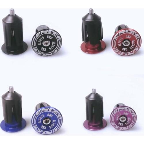 Bicycle Grip Handlebar Cap Bike Expansion Lock Bar Plug Aluminium Alloy Lock MTB Handle Bar Grips End Plugs Bike Handlebar Parts