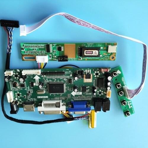 Kit for B141EW04 V3/B141EW04 V4 1280X800 M.NT68676 HDMI-compatible+DVI+VGA LCD Audio panel Controller Board moitr Display 14.1"