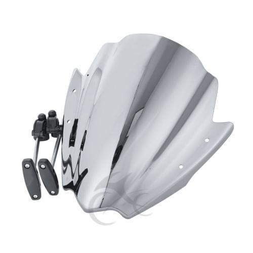 Motorcycle 7/8" 1" Universal Windshield screen Handlebar Mount For Honda Harley Motorcycle 3 Colors