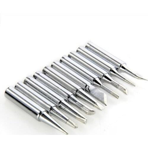 10 Tips Set Soldering Iron Tips Solder Tip Lead-free Screwdriver Iron Tip 900-T-I/ BK/ 1.6D/ 2.4D/ 3.0D/ 2C/ 3C/ 4C