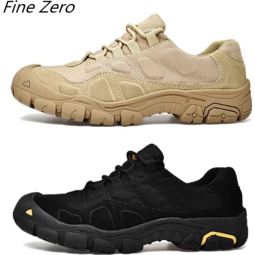 New Outdoor Men Hiking Shoes Waterproof Breathable Tactical Combat Army Boots Desert Training Sneakers Anti-Slip Trekking Shoes