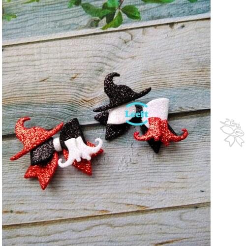 Craft Witch Hat Bow Ties Metal Dies Cut Template for Embossing DIY Scrapbooking Paper Album Gift Cards Making New Dies 2021