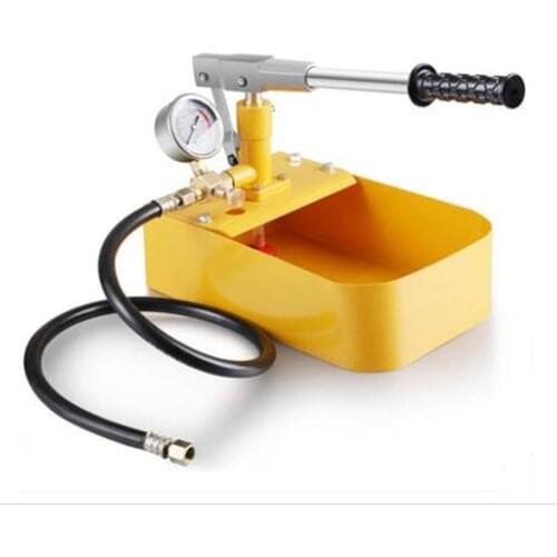 Manual Pressure Test Pump Pressure Machine PPR Water Pipe Hydraulic Pressure Floor Heating Leak Detector Pressure Pump
