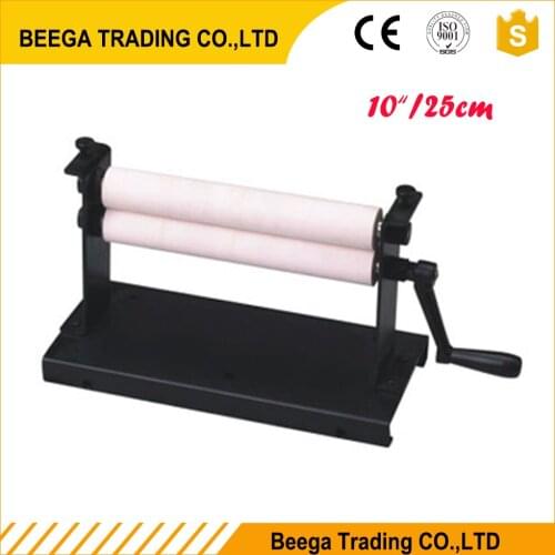 10" 250mm Manual Desk Type Laminating Machine Photo Vinyl Protect Rubber Cold Mounting Laminator