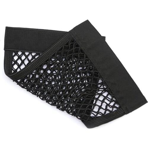 Grid Pocket Holder Car Accessories Trunk Storage Bag Mesh Net Auto Styling Luggage Sticker Interior Organizer Stuff Netting