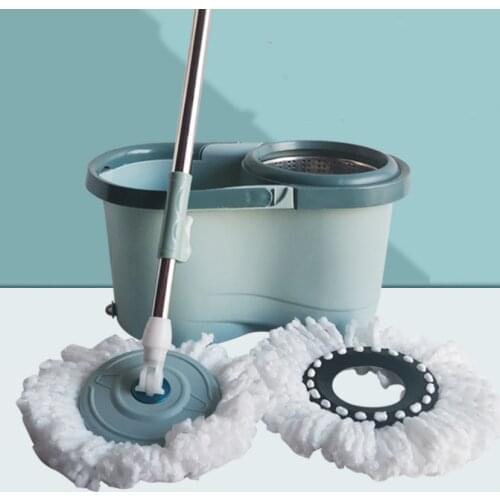 Easy Wring Floor Household Cleaning System Bucket and Spin Mop with 1 Extra Refill
