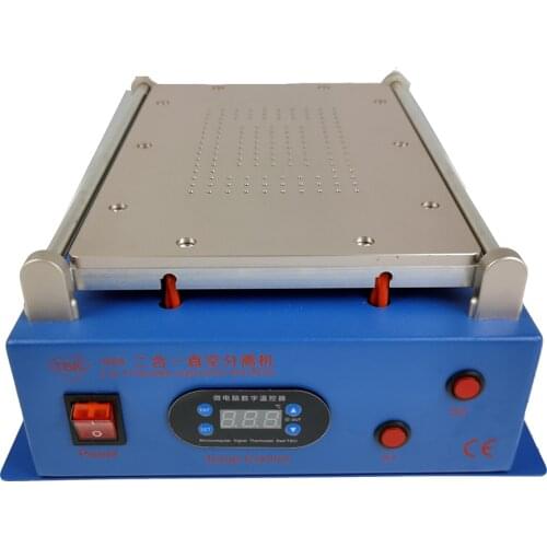 TBK 968 Mobile phone and tablet two-in-one separator LCD screen separator flat suction separator built-in pump separator