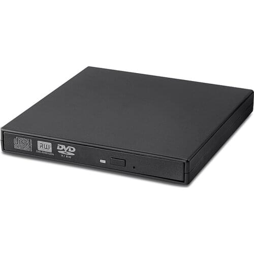 DVD ROM External Optical Drive USB 2.0 CD/DVD-ROM Support CD Player Burning Slim Reader Recorder Portable for Laptop