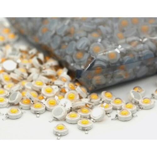 High Power 3W DC 3.2-3.6V LED Beads Light Diode LED Chip SMD Warm White UV Module For DIY SpotLight Flashlight Downlight 1000pcs