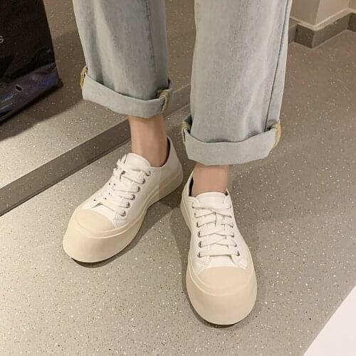 Mid Heel Platform Loli Canvas Shoes Womens Summer College Style Mori Girl Lolita Design Street Sports Students' Casual Sneakers